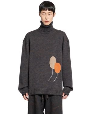 JORDANLUCA Ballon Jumper - Black