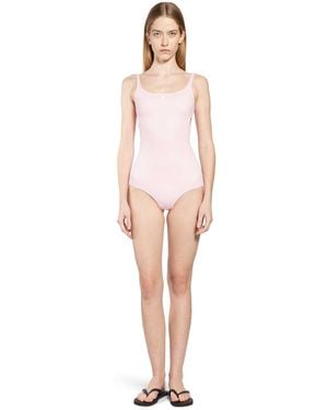 Courreges Cut-Out Swimsuit - Pink