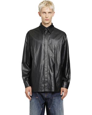 MM6 by Maison Margiela Long-Sleeved Shirt - Black