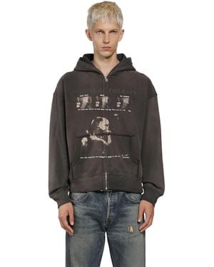 Enfants Riches Deprimes Spiritual Therapy Zip-Up Hoodie - Black