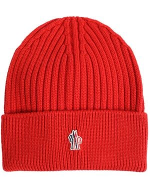 Moncler Wool Beanie - Red