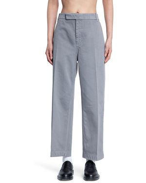 Thom Browne Garment Dyed Chino Trousers - Blue