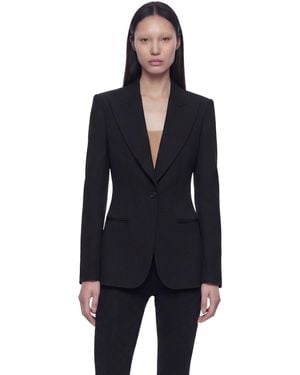 Gucci Technical Stretch Wool Blazer - Black