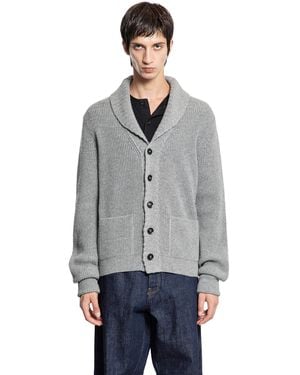 Tom Ford Cashmere Wool Shawl Cardigan - Grey