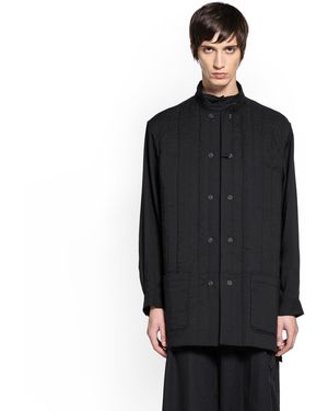 Yohji Yamamoto Padded Shirt Jacket - Black