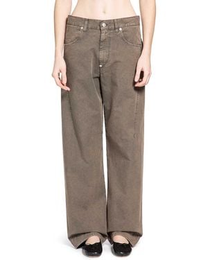6397 Darted Trousers - Brown