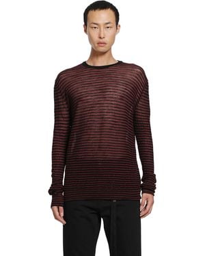 Ann Demeulemeester Racin Jumper - Red