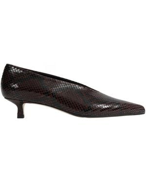 Aeyde Clara Pointed-Toe Pumps - Black