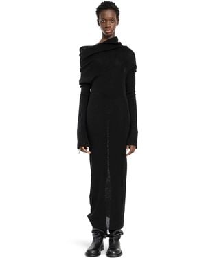 Ann Demeulemeester Barbro Long Dress - Black