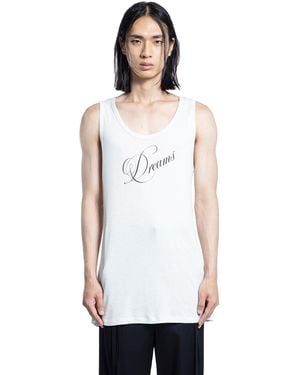 Ann Demeulemeester Seva Dreams Tank Top - White