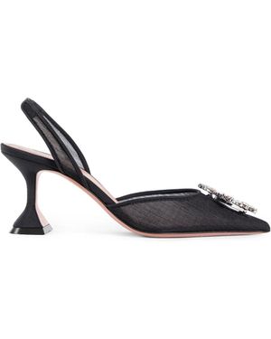 AMINA MUADDI Begum Slingback Court Shoes - Black