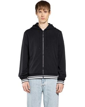 Gucci Technical Jersey Zip-Up Hoodie - Black