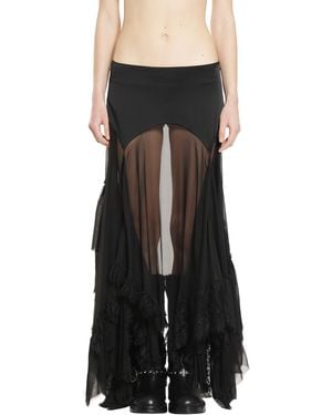 Ann Demeulemeester Aina Midi Skirt - Black