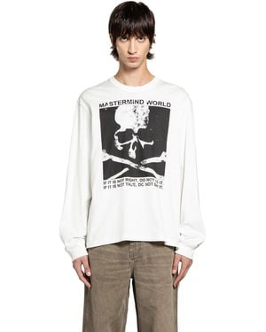 MASTERMIND WORLD Don'T Do It Long Sleeve T-Shirt - White