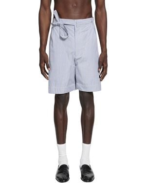 Givenchy Striped Bermuda Shorts - Blue