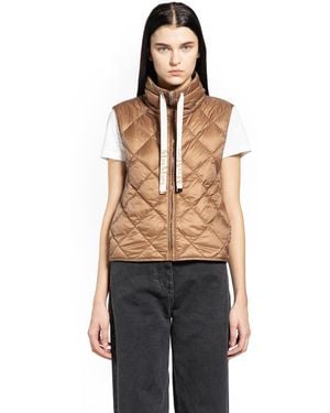 Max Mara Tregic Nylon Canvas Gilet - Black