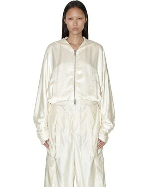 NVL-GARDE Bubble Zip-Up Hoodie - Natural