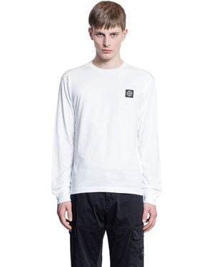 Stone Island T-Shirts & Tank Tops - White