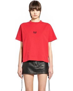 Balenciaga Laurel Classic T-Shirt - Red