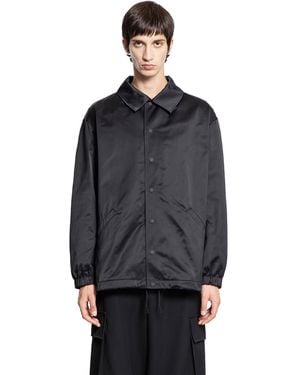 Y-3 Graphic Coach Jacket - Black