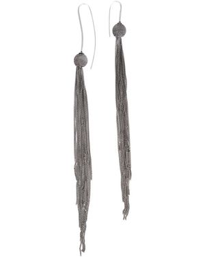 Ann Demeulemeester Jazz Multi Chain Earrings - Metallic