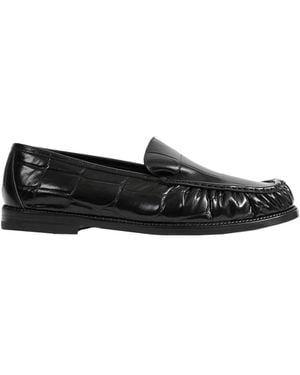CUOIO DI TOSCANA Paul Andrew X Softy Cocco Loafers - Black