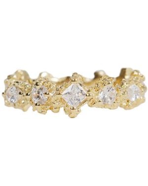 Veneda Carter Thin Multi Cut Ring - Metallic
