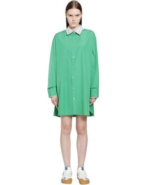 Loewe Shirt Dress - Green