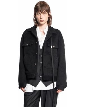 Ann Demeulemeester Jackets - Black