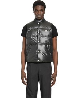Moncler Restigo Short Down Vest - Black