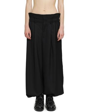 Noir Kei Ninomiya Balloon Trousers - Black