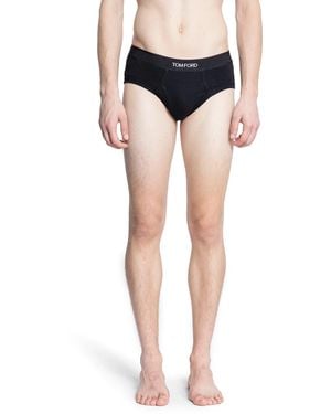 Tom Ford Cotton Stretch Jersey Briefs - Blue