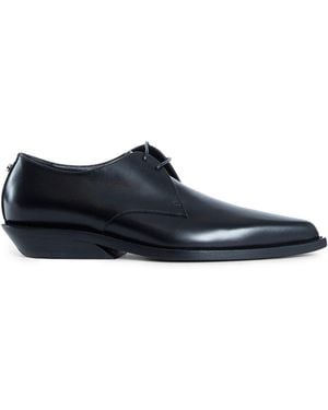 Ann Demeulemeester Falko Pointy Derby Shoes - Blue