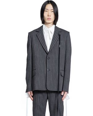 Ann Demeulemeester Aksel Tailored Blazer - Grey