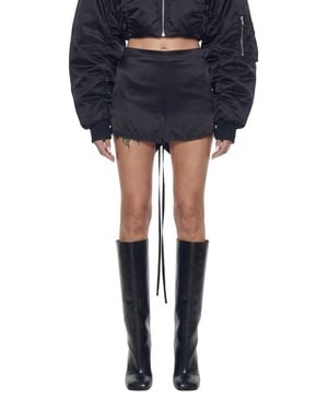 NVL-GARDE Draped Corset Shorts - Blue