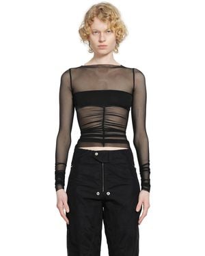 Rick Owens Temple Bandeau Top - Black