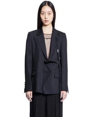 Ann Demeulemeester Disa Asymmetric Blazer - Blue