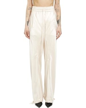 Yehuafan Satin Trousers - Natural