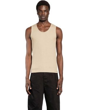 Lemaire Rib Tank Top - Natural