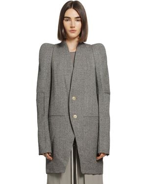 Rick Owens Tower Metro Jkt - Grey