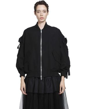 Noir Kei Ninomiya Cotton Bomber - Black