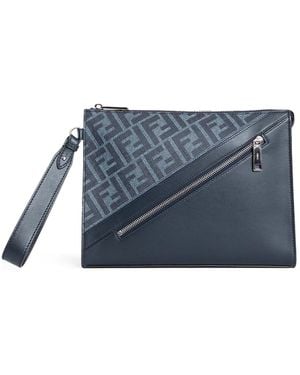 クラッチバッグ FENDI  Clutches Women Fabric Blue Fendi Blue Fendi 1st Clutch Bag | eBay