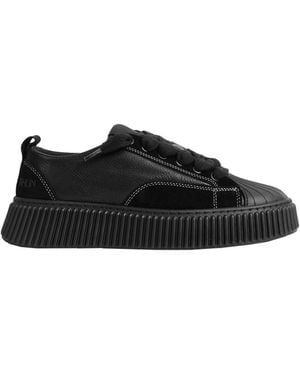 Rhun 2025 Leather And Suede Sneakers - Black