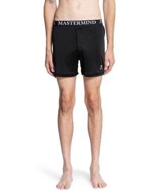 MASTERMIND WORLD Silk Logo Boxers - Black