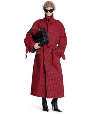 Balenciaga Raglan One Layer Coat in Black | Lyst Balenciaga Raglan One Layer Coat in Black | Lyst