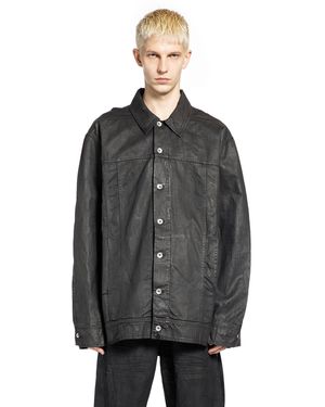 Rick Owens Temple Jumbo Worker - Black