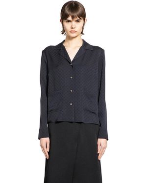 Gucci Silk Jacquard Shirt - Blue