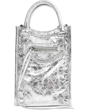 Balenciaga Le City Tote Phone Holder - Grey