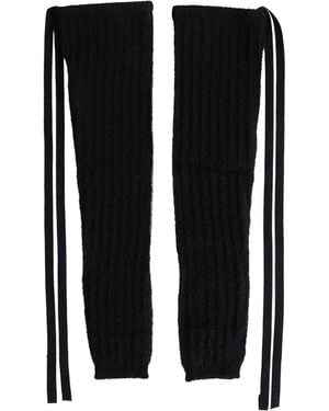 Ann Demeulemeester Mea Gauntlets - Black