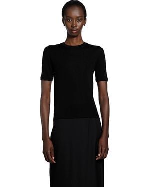 The Row Etina Top - Black